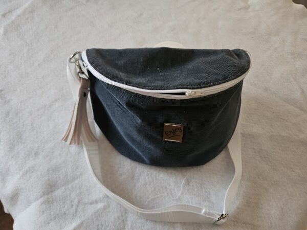 Sac banane en velours côtelé