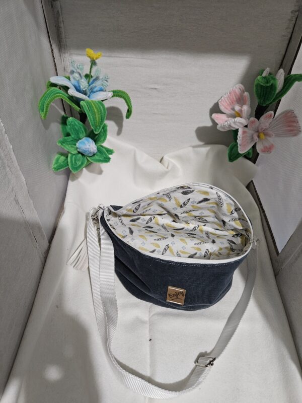 Sac banane en velours côtelé – Image 3